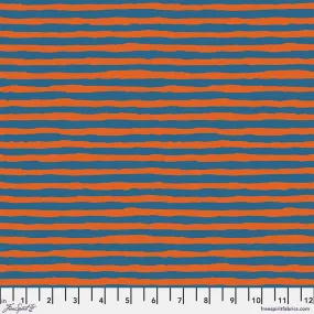 Kaffe-August 2022-Comb Stripe - Orange