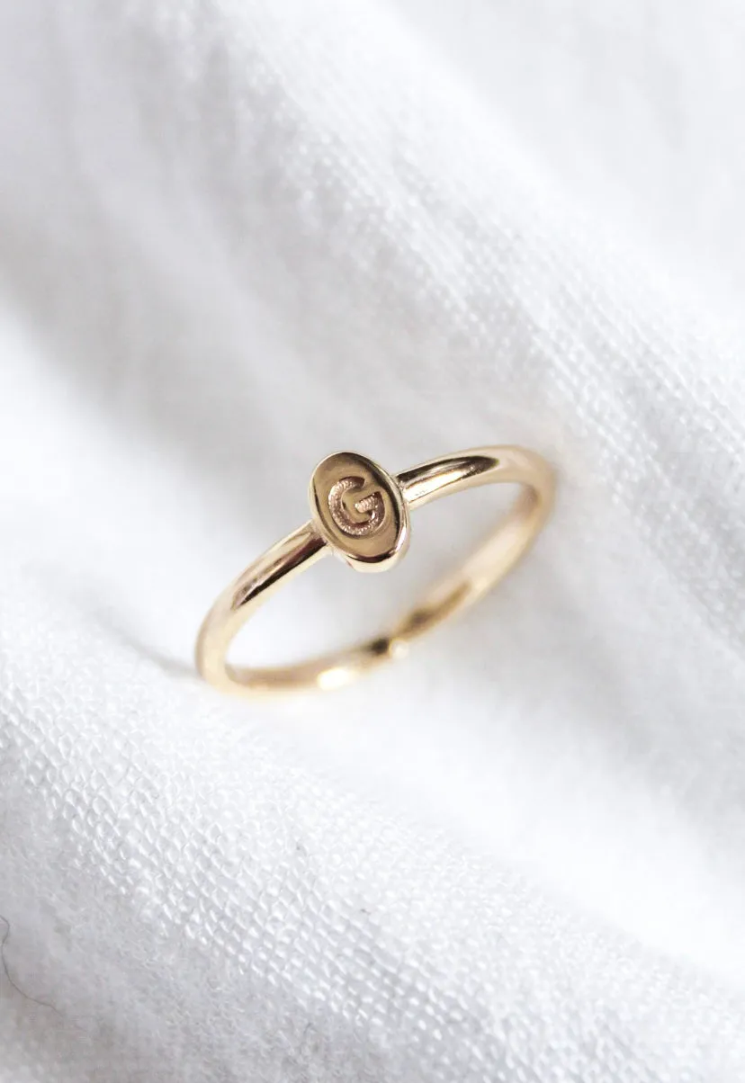 Kinsey Initial Ring