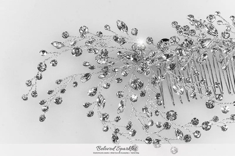 Kori Cluster Spray Hair Comb | Swarovski Crystal