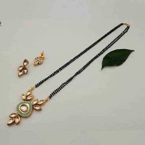 Kundan Meena Mangalsutra Necklace