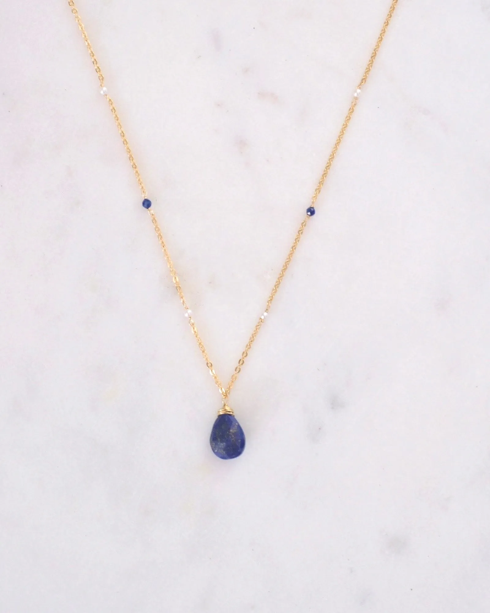 Lapis Lazuli Bohemian Necklace