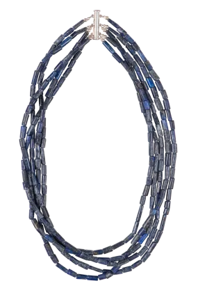 Lapis Lazuli Silver Necklace