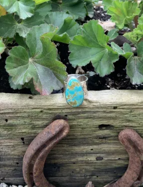 Laura Ingalls Royston Turquoise Cigar Band Ring R-114, R-114c, R-114d