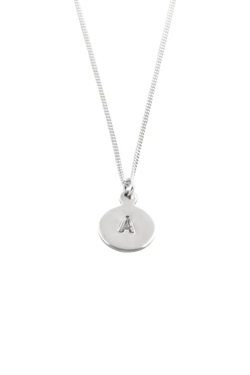 Letter Pendant Necklace