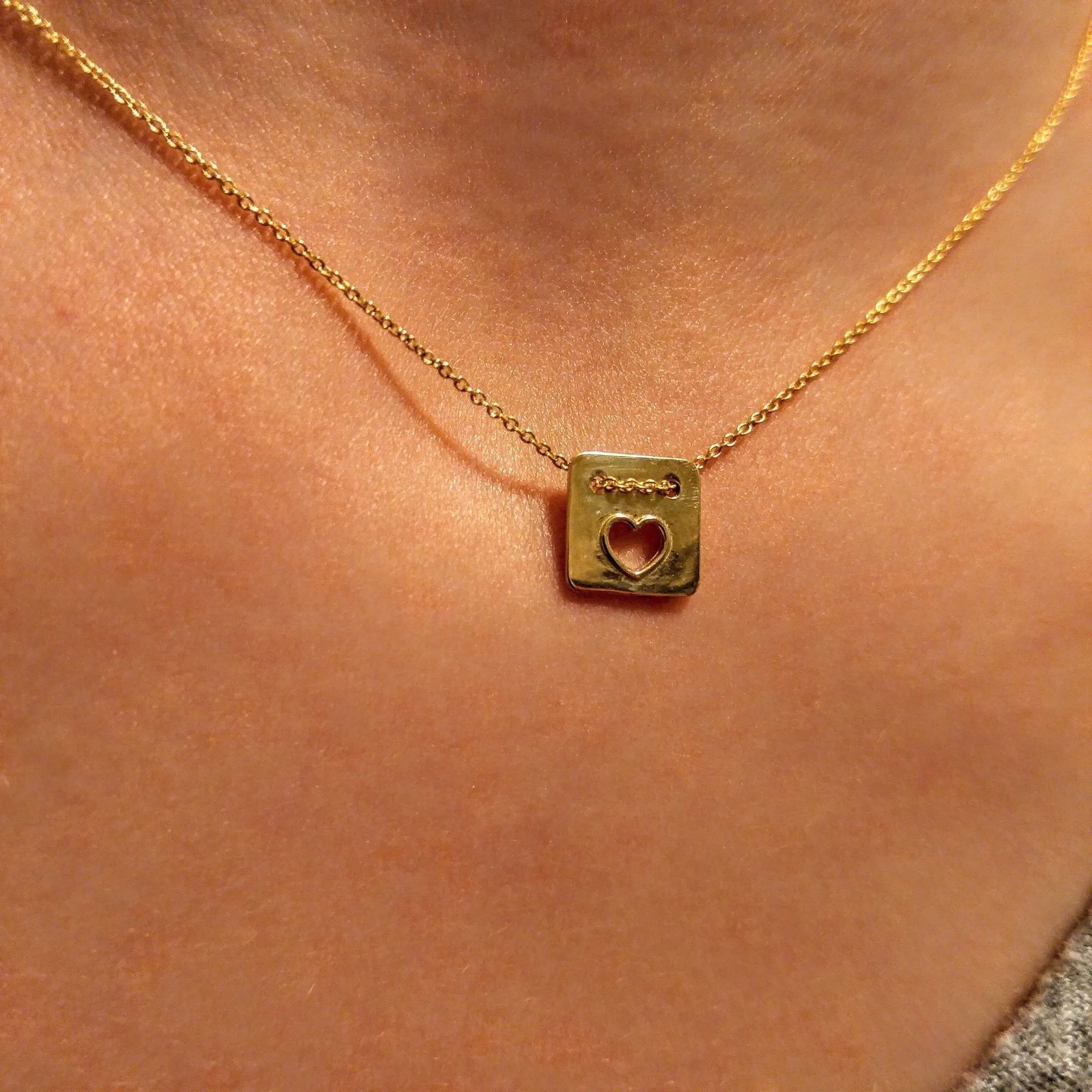 Love Necklace in 14k Gold