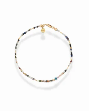 Luca Gemstone Anklet