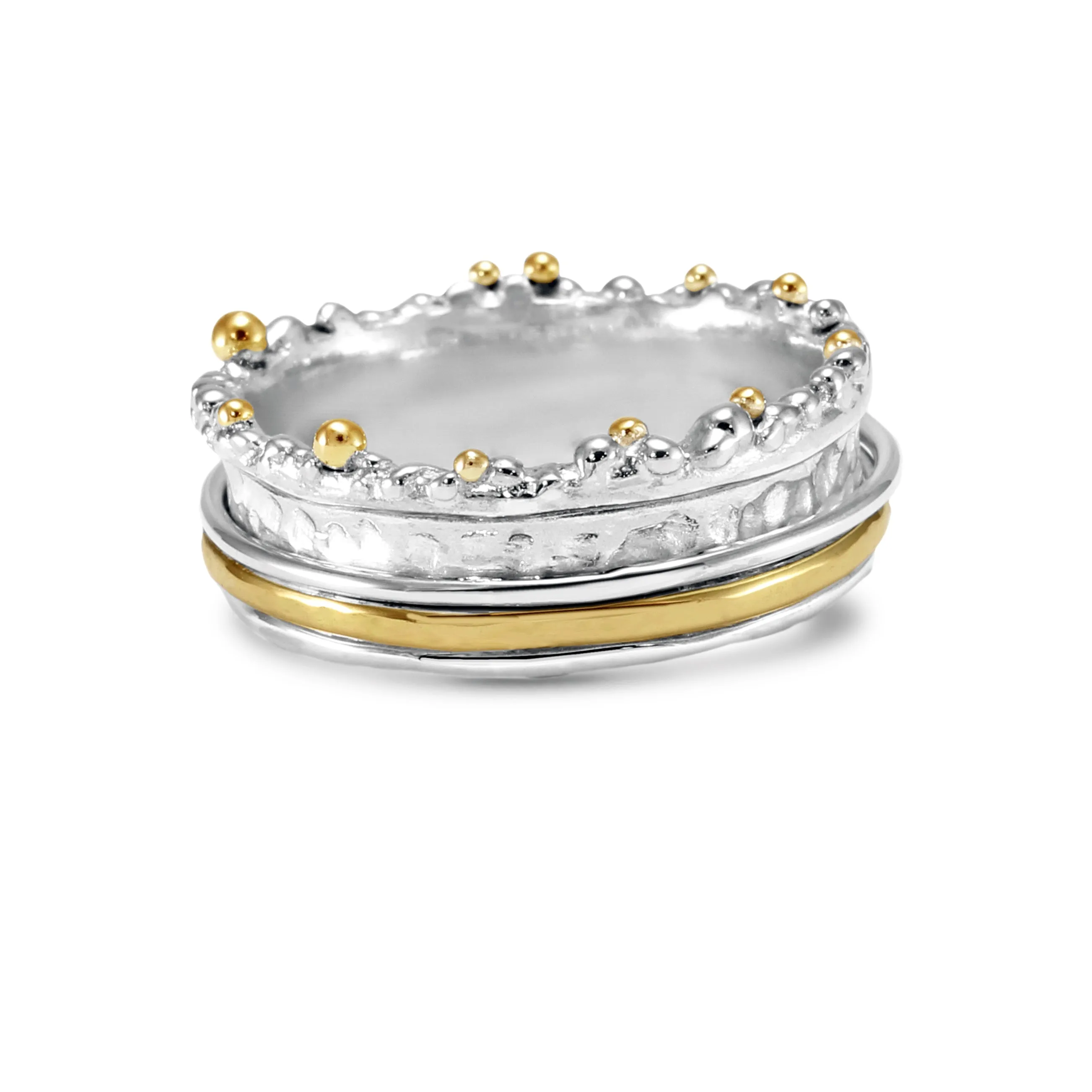 Majestic Crown Spinning Ring