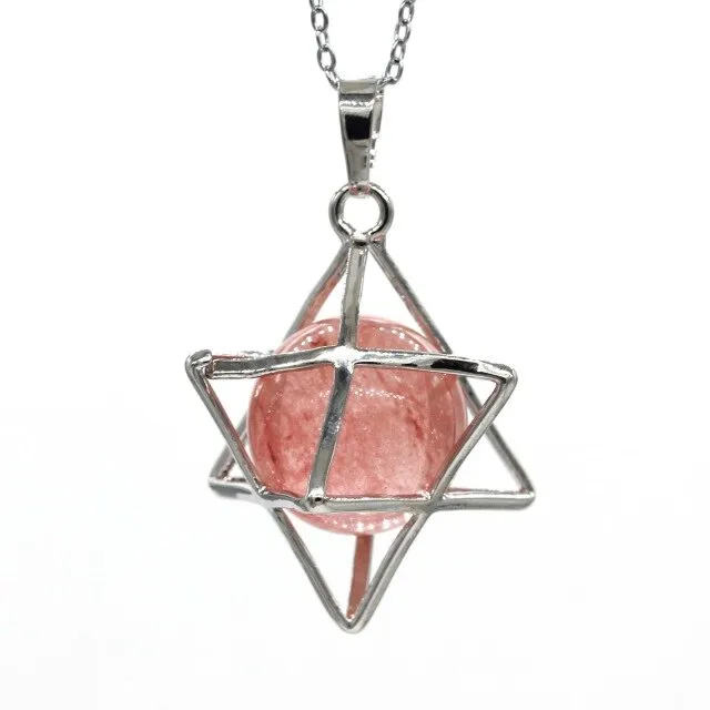 Merkaba Stone Pendant Necklace