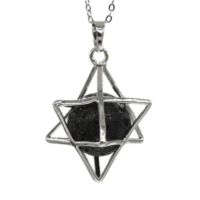 Merkaba Stone Pendant Necklace