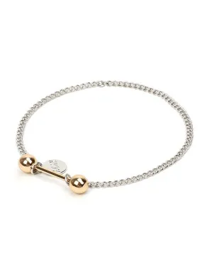 Metal Ball & Sequin Design Chain Anklet