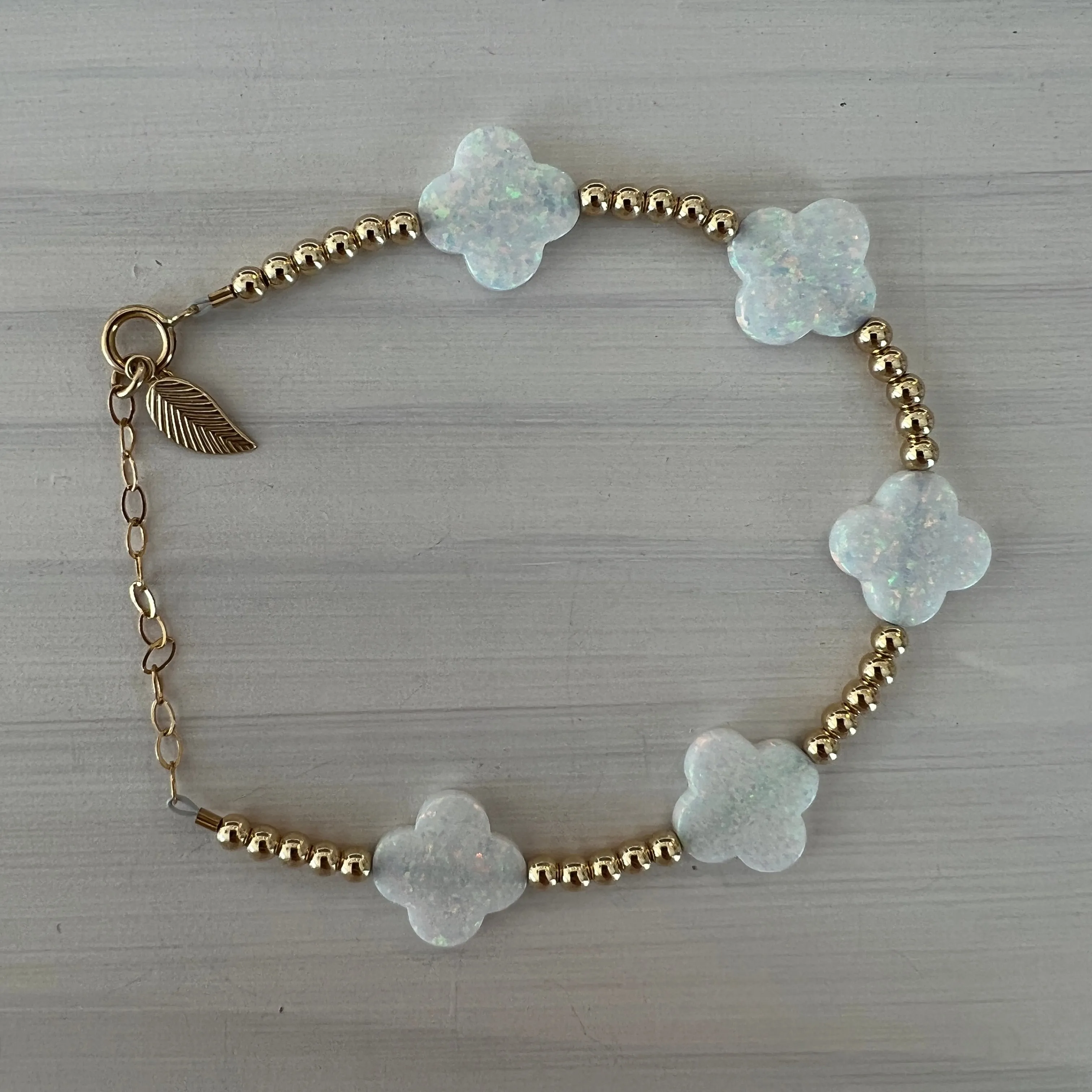 Multi Large Clover Bracelet