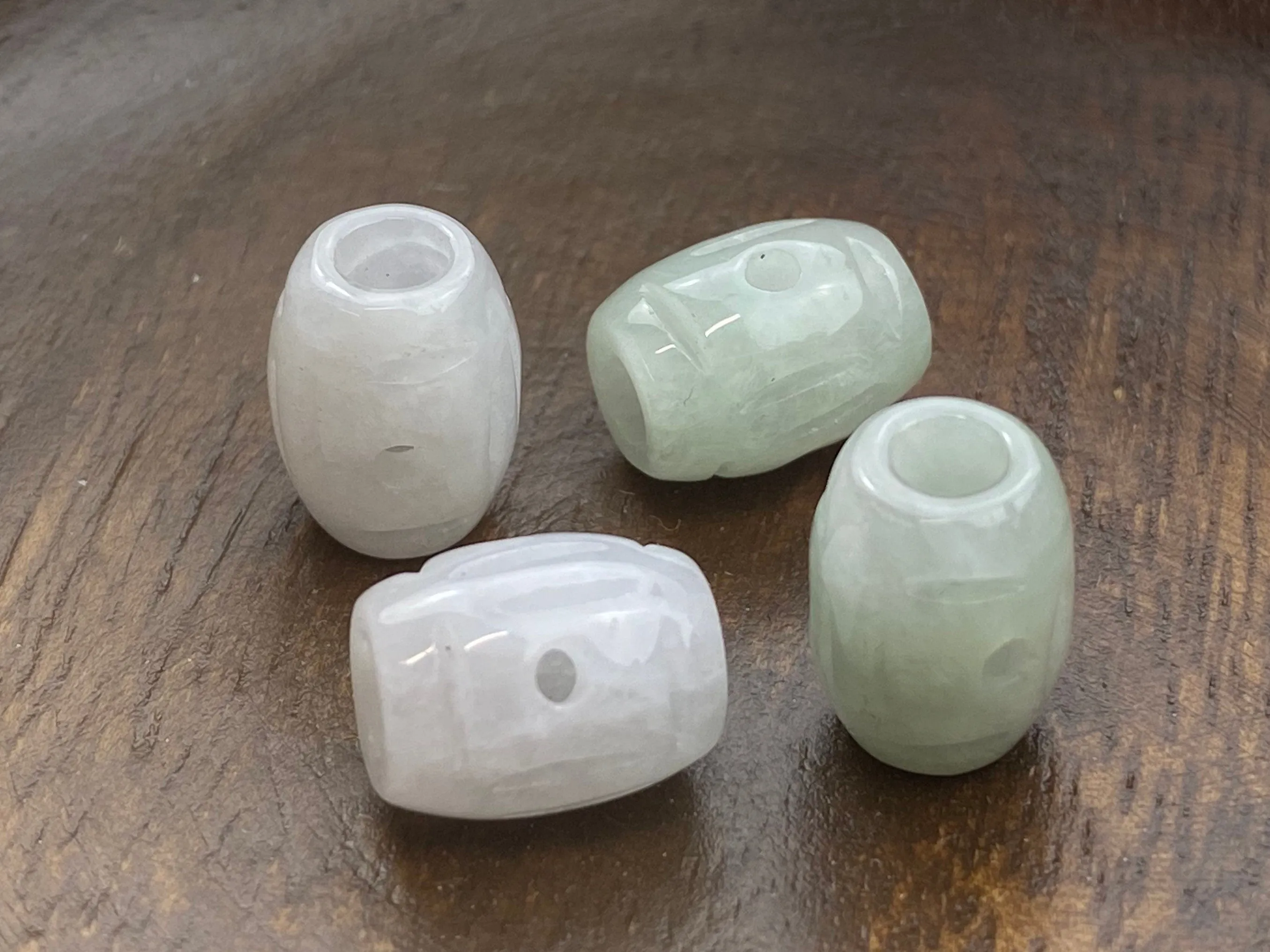 Natural Jade Beads , Sku#JP33