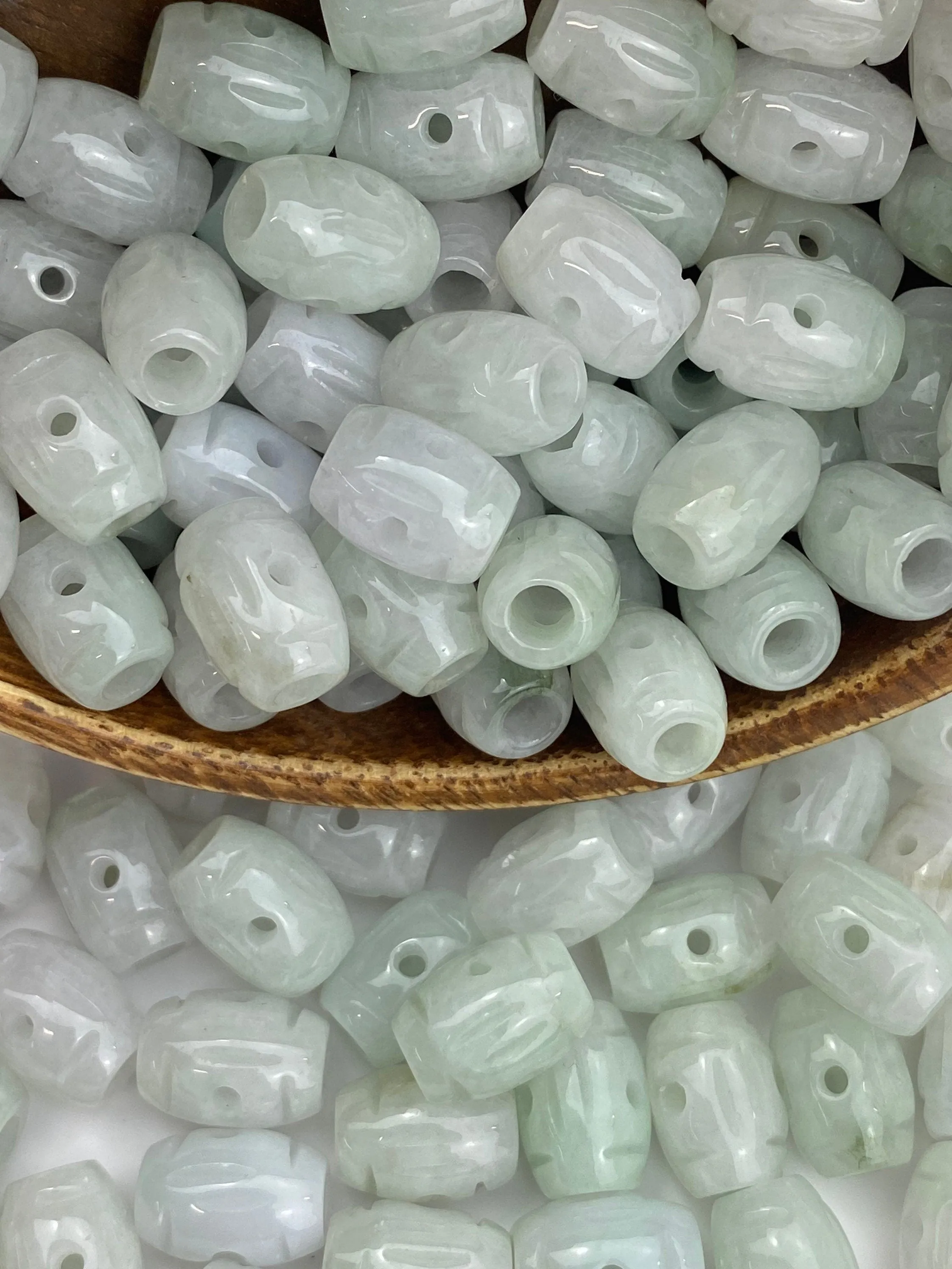 Natural Jade Beads , Sku#JP33