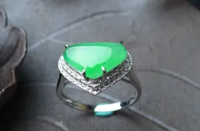 Natural Jade Ring Jadeite Ring TP21