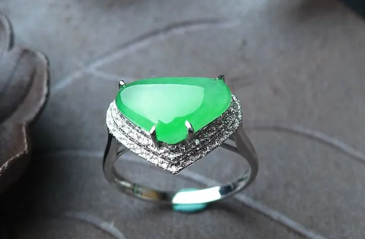 Natural Jade Ring Jadeite Ring TP21