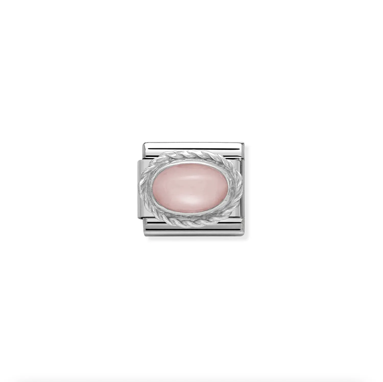 Nomination - Link STONE 925 sterling silver braided setting PINK OPAL