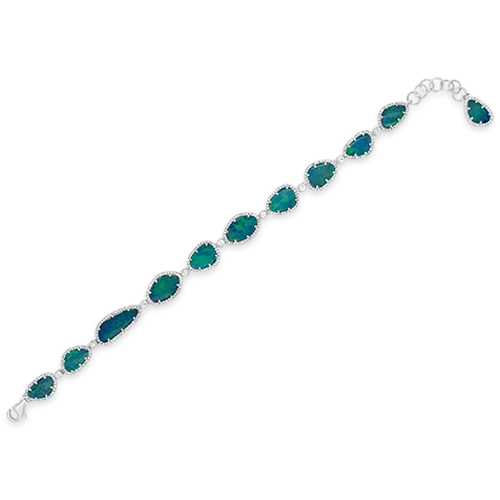 Opal & Diamond Bracelet