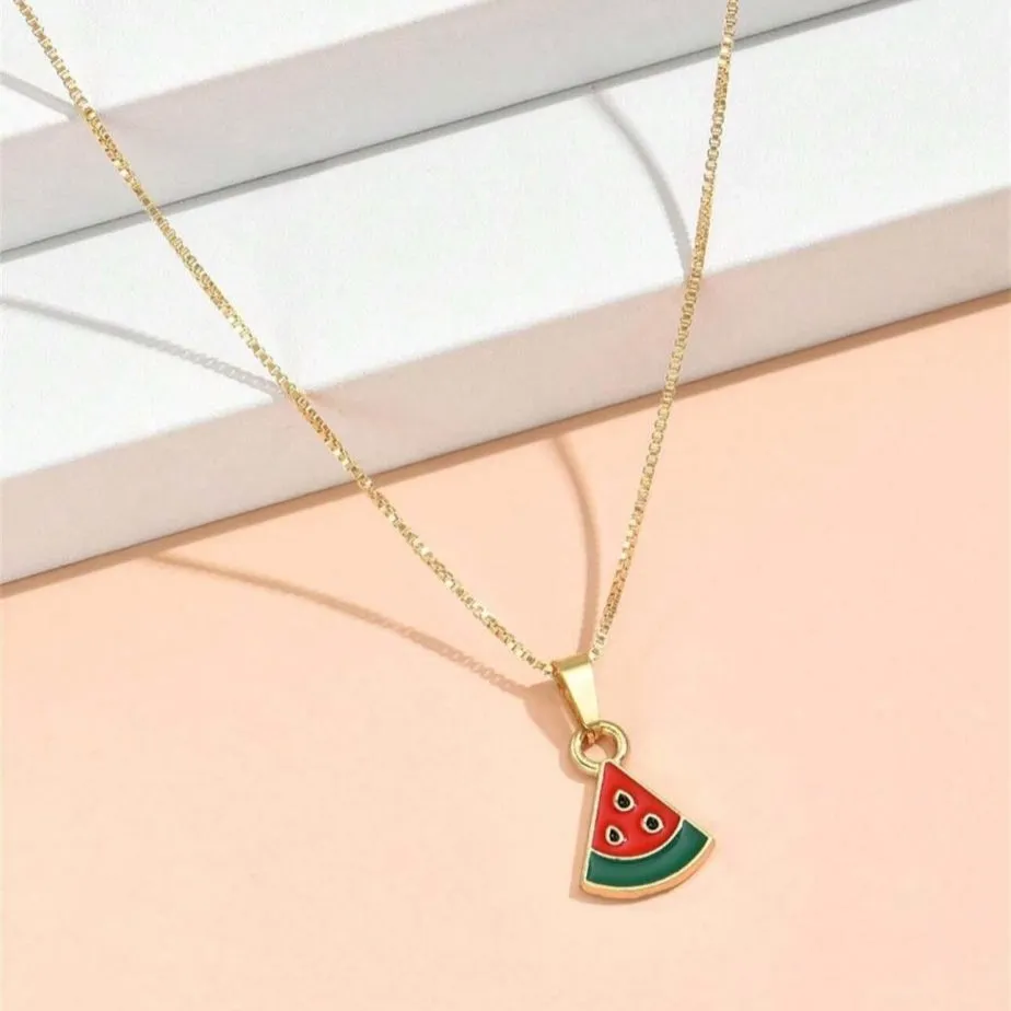 Palestine Watermelon Necklace