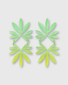 Palmier Earrings in Palm Green