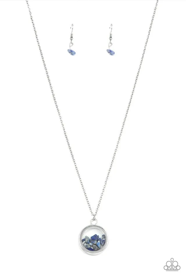 Paparazzi Necklace ~ Gemstone Guru - Blue