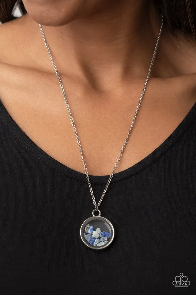 Paparazzi Necklace ~ Gemstone Guru - Blue