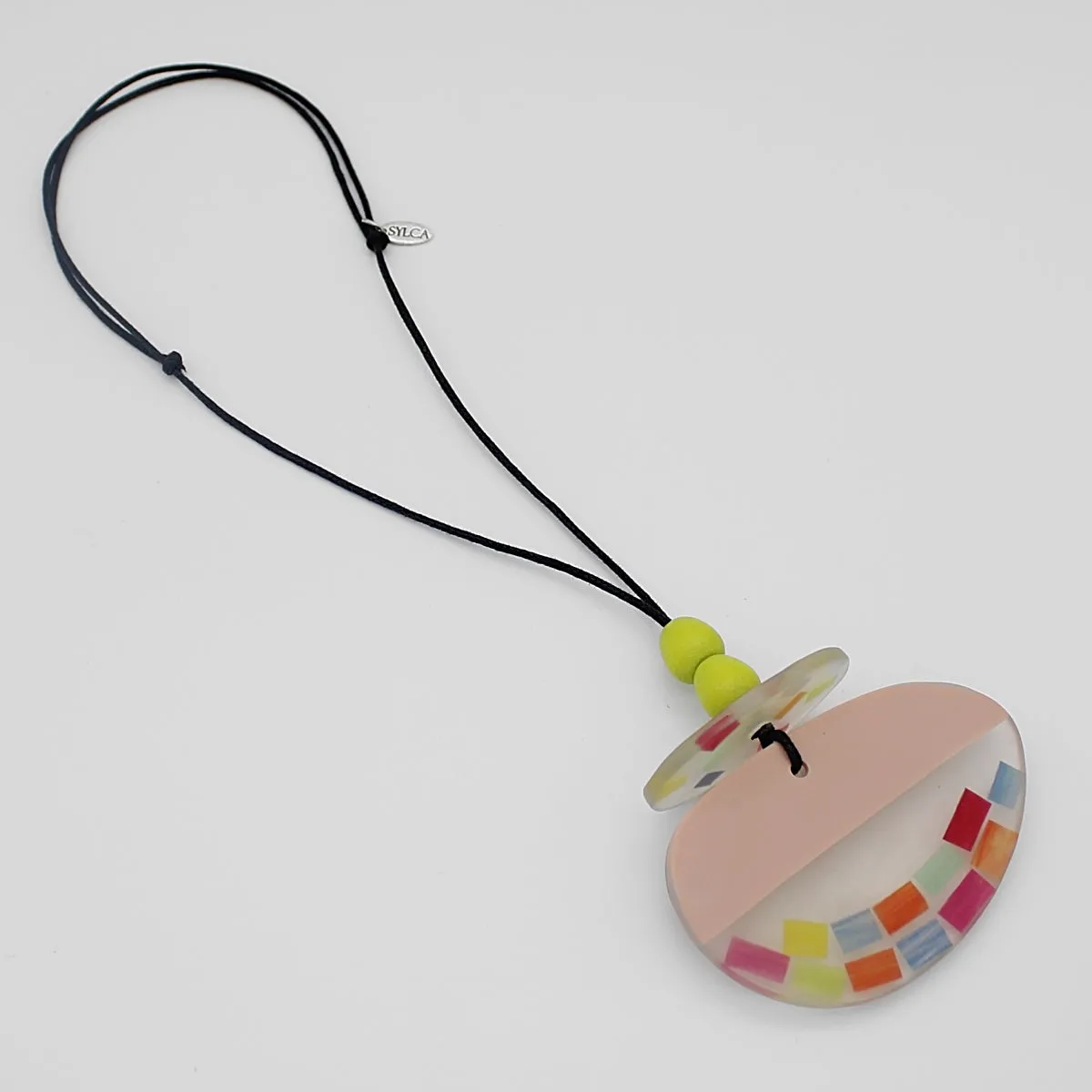 Peach and Multi Cami Pendant