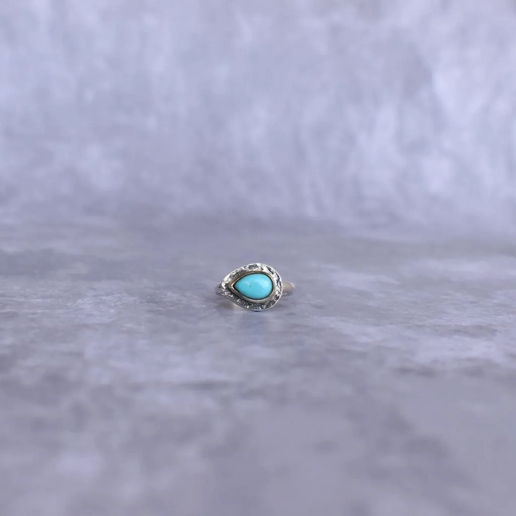 Pear Dreams - Turquoise Ring