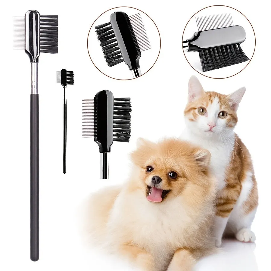 Pet Eye Comb  Tear Stain Remover Brush for Small Pets