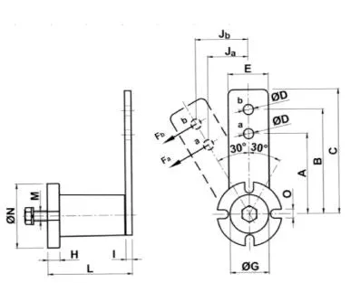 PL111 RC35 Chain Tensioner Arm Style