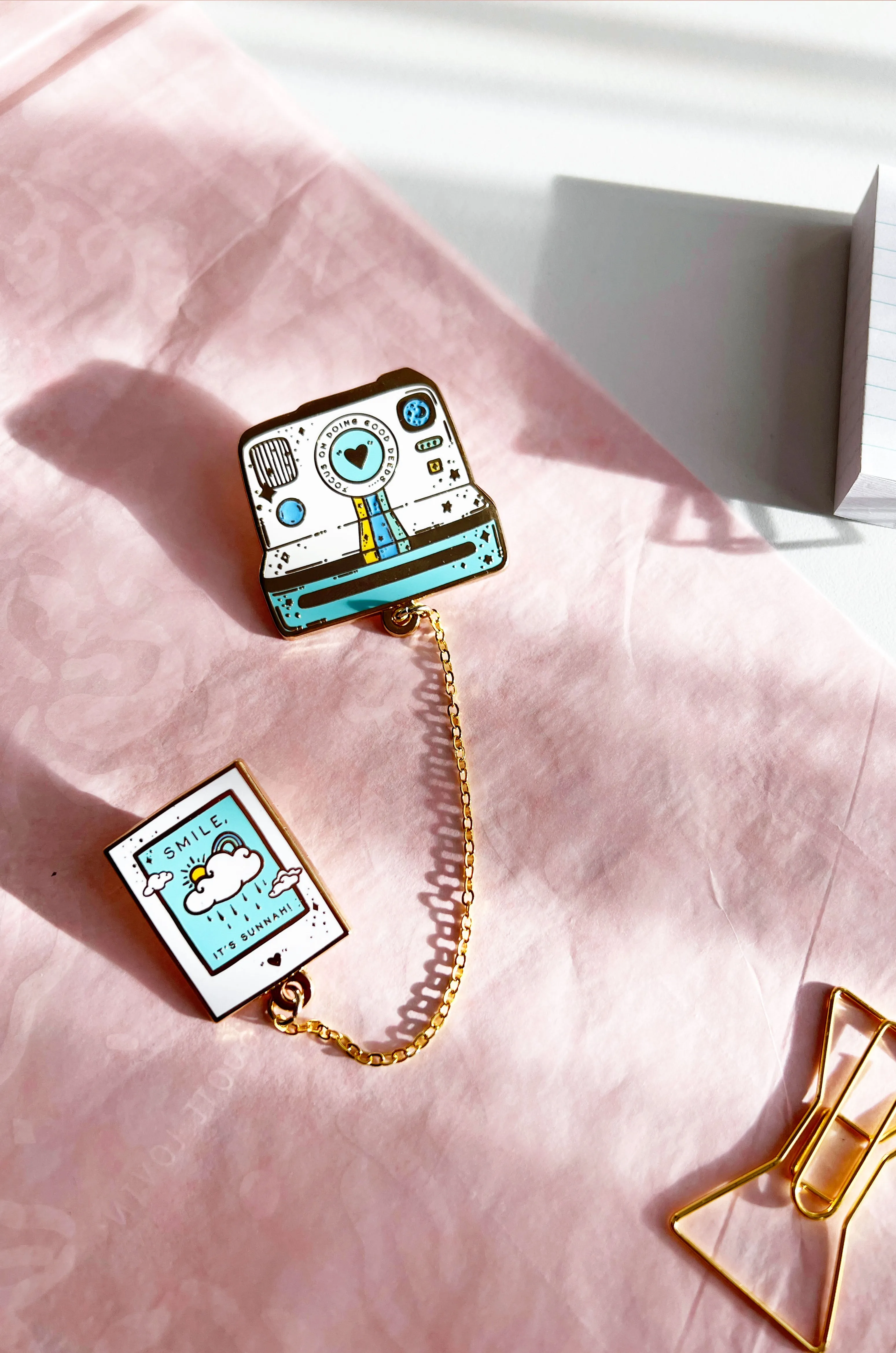 Polaroid chain pins | Quote Lovin' | Eid gifts