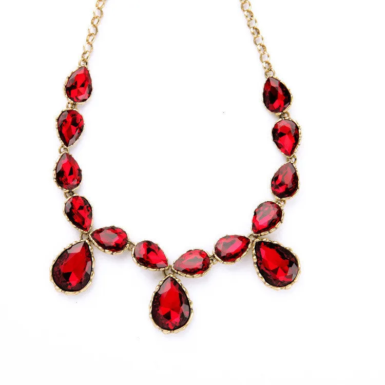 Red Sparkling Necklace