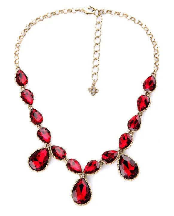 Red Sparkling Necklace