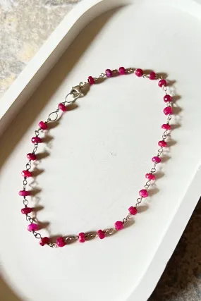 Ruby Anklet