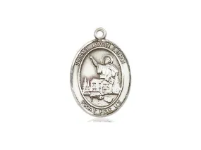 Saint John Licci Silver Pendant And Chain