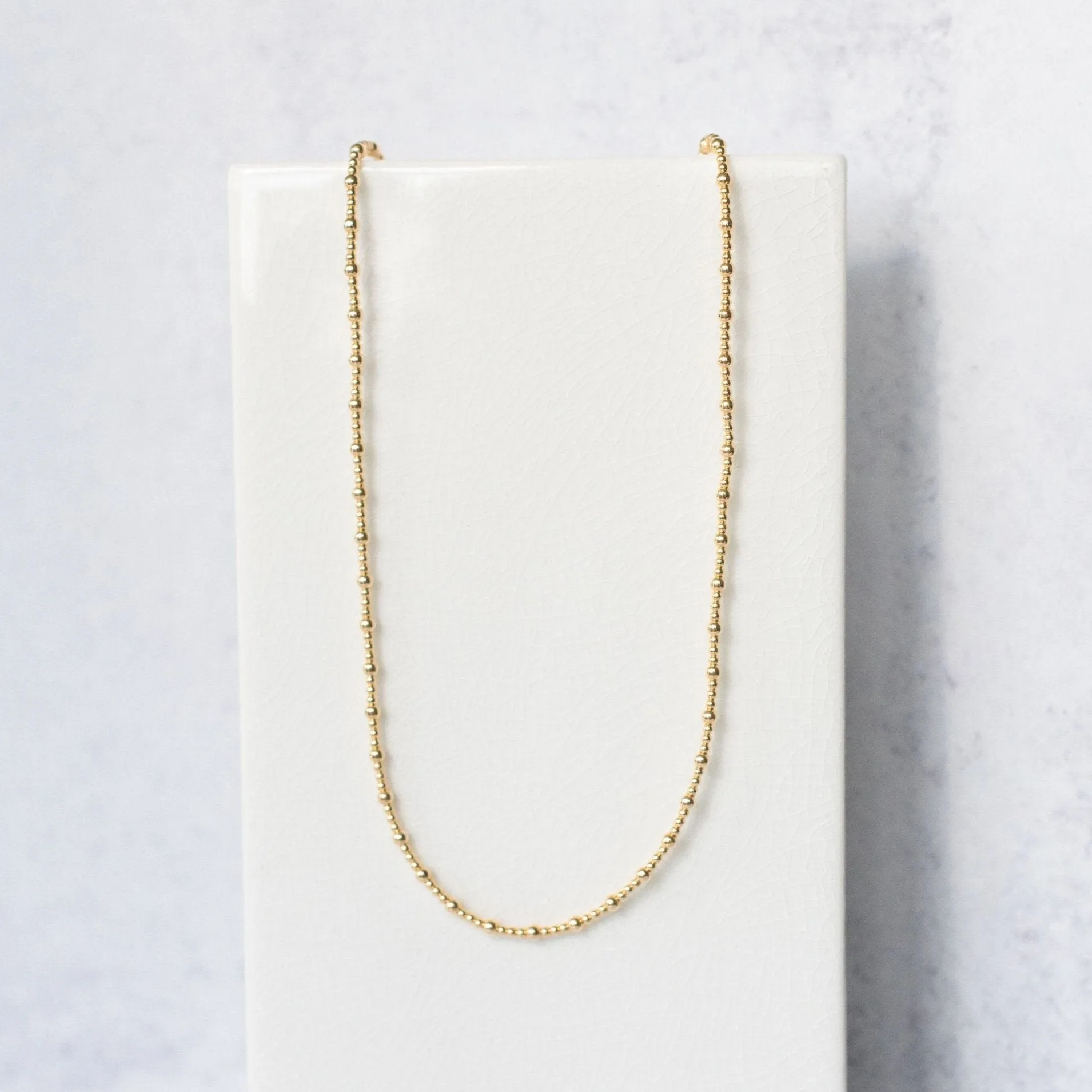 Satellite Gold Necklace