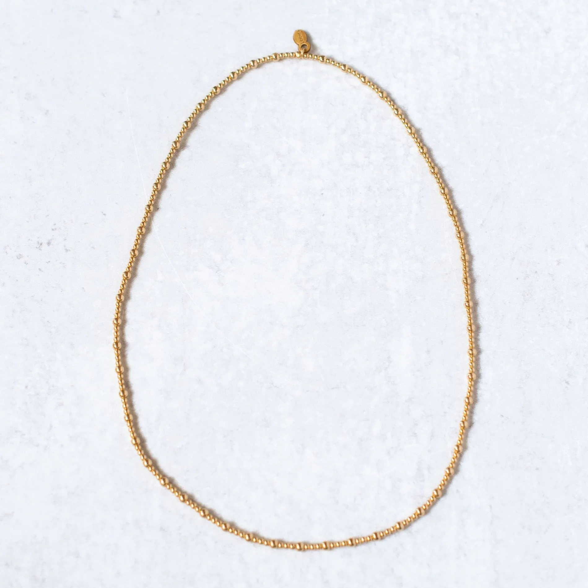 Satellite Gold Necklace