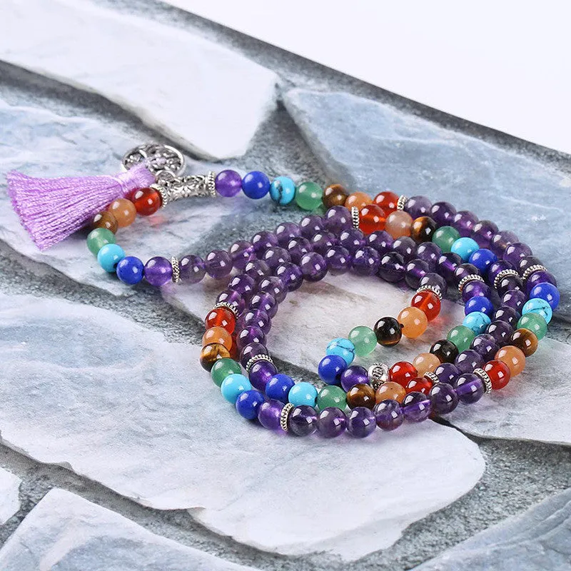 Seven Chakra necklace jewelry