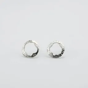 Shell Small Stud Earrings - Sterling Silver - Martina Hamilton