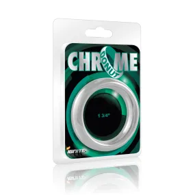 Si-95014 COCK RING - CHROME DONUT (1.75in/44mm)