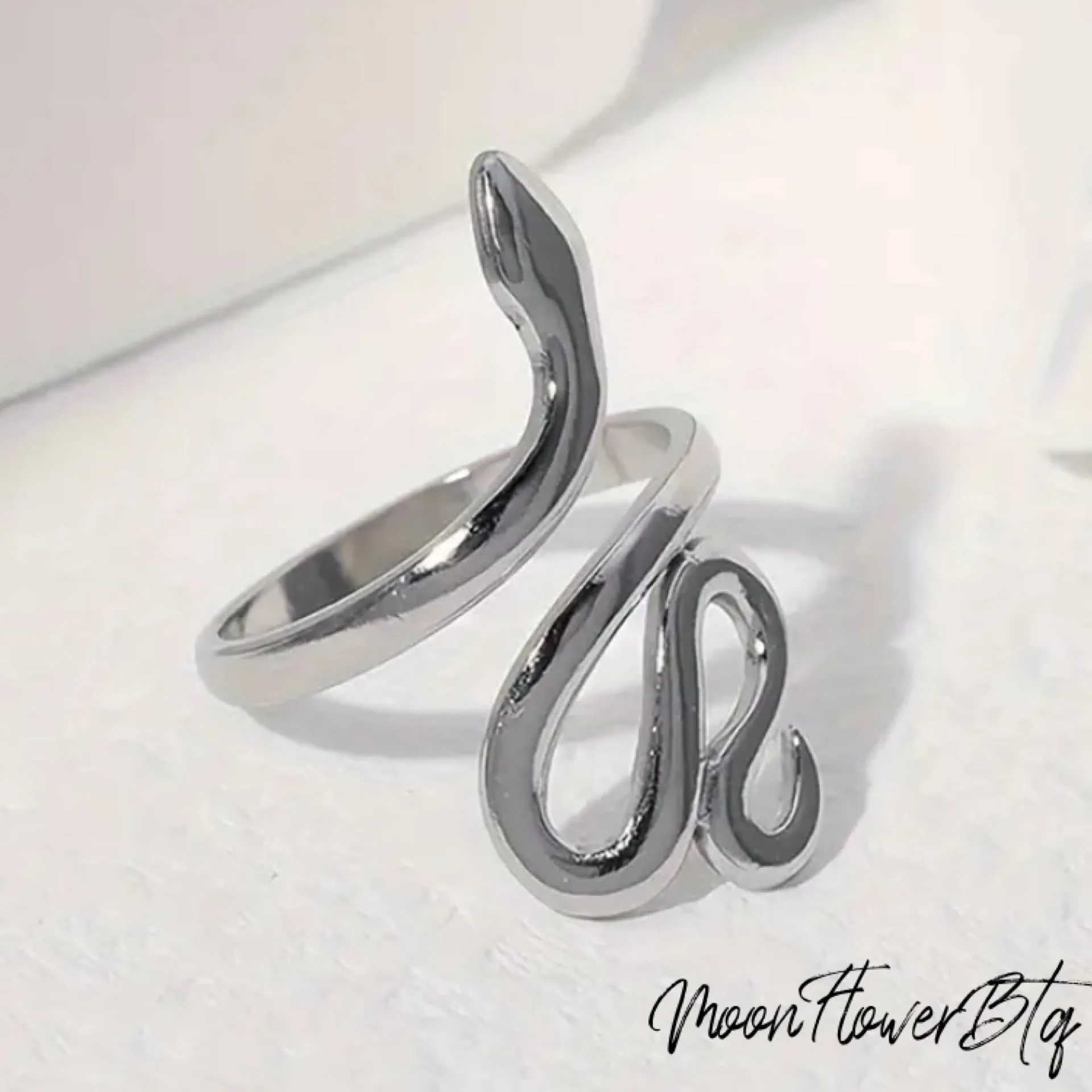 Silver Snake Ring