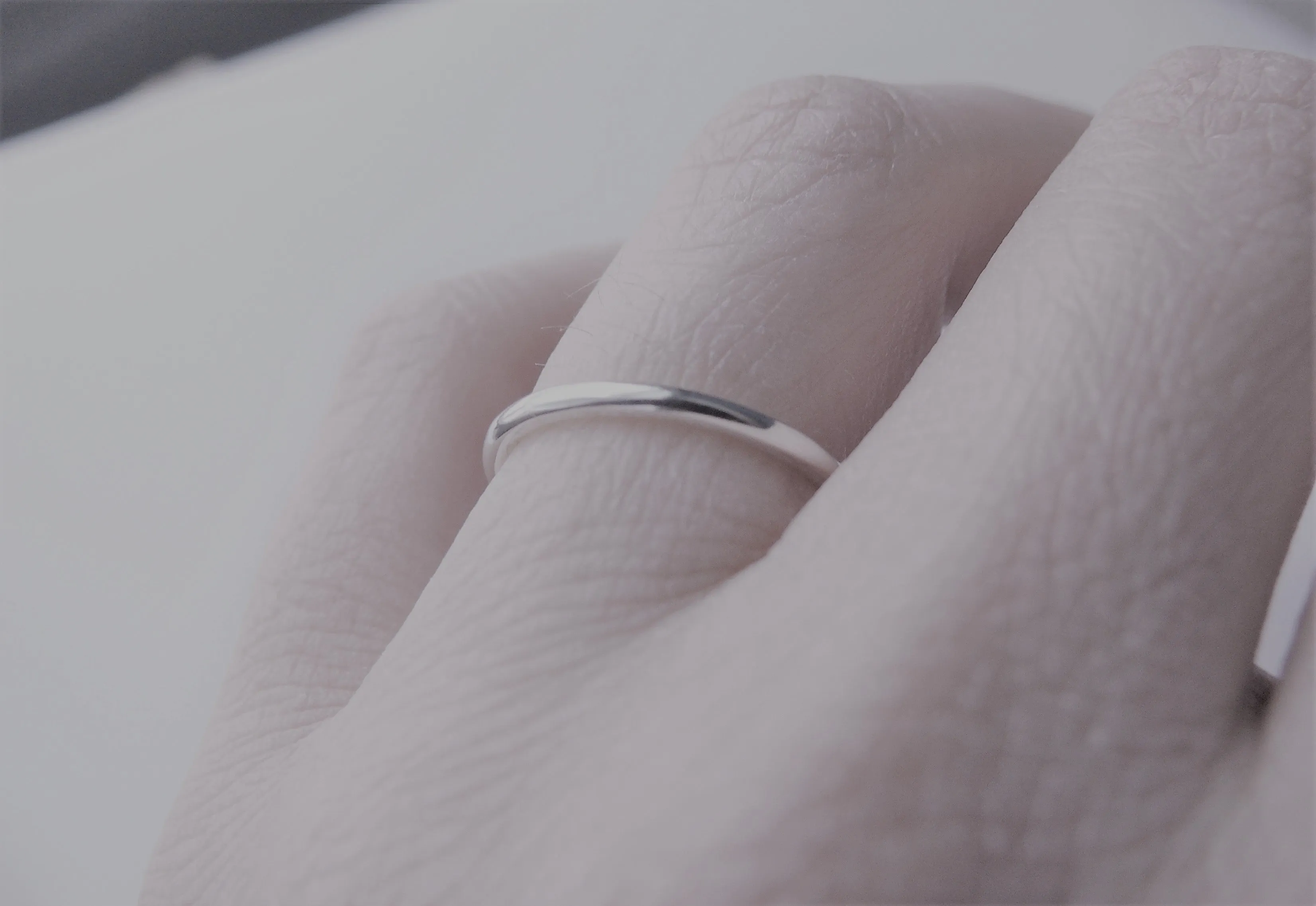 Silver stacking ring • Handmade sterling silver ring