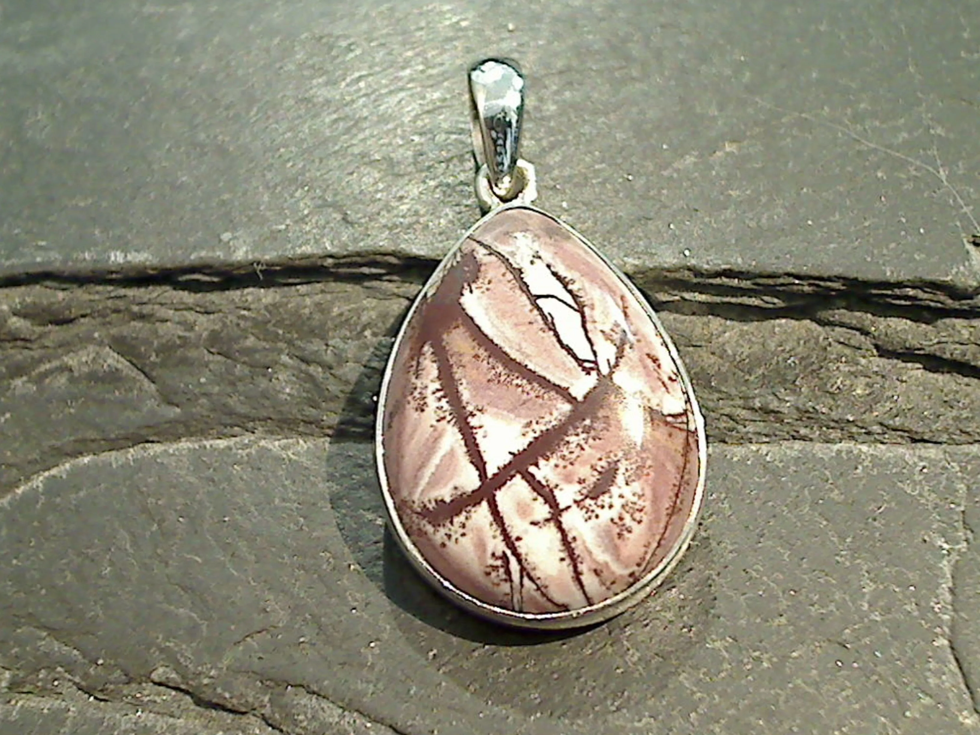 Sonora Dendritic Rhyolite, Sterling Silver Pendant