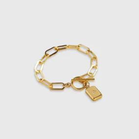 Stella Diamond Pendant Charm Bracelet