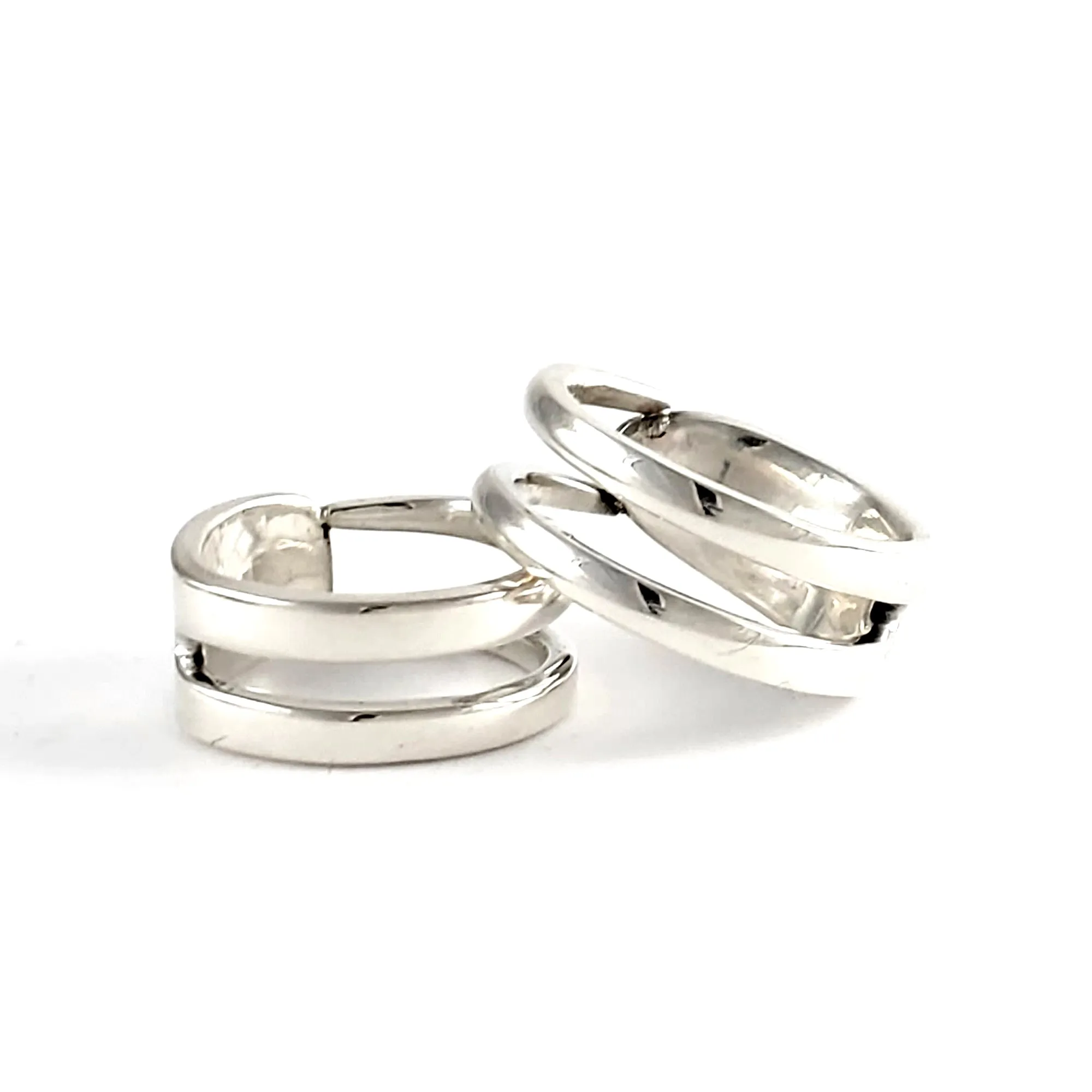 Sterling Silver Double Fork Tine Ring