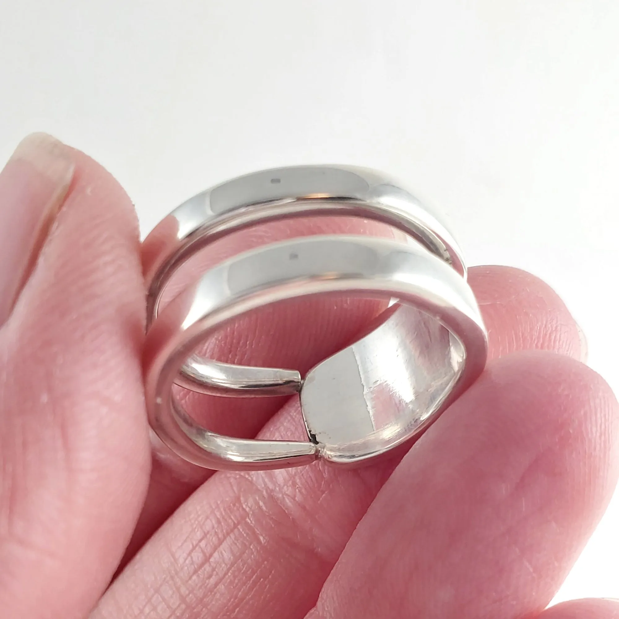 Sterling Silver Double Fork Tine Ring