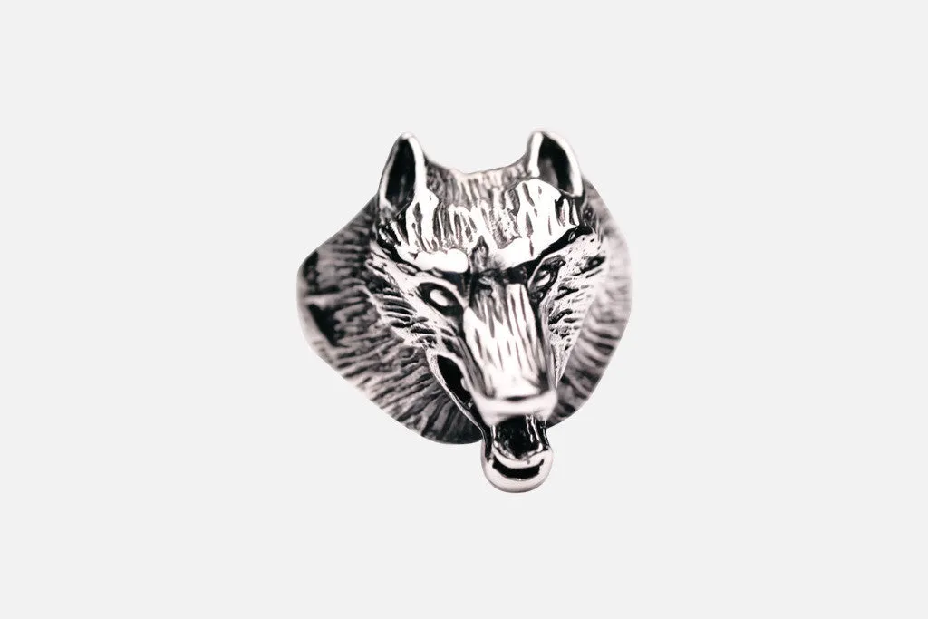 Sterling Silver Fox Ring