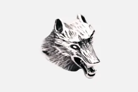 Sterling Silver Fox Ring