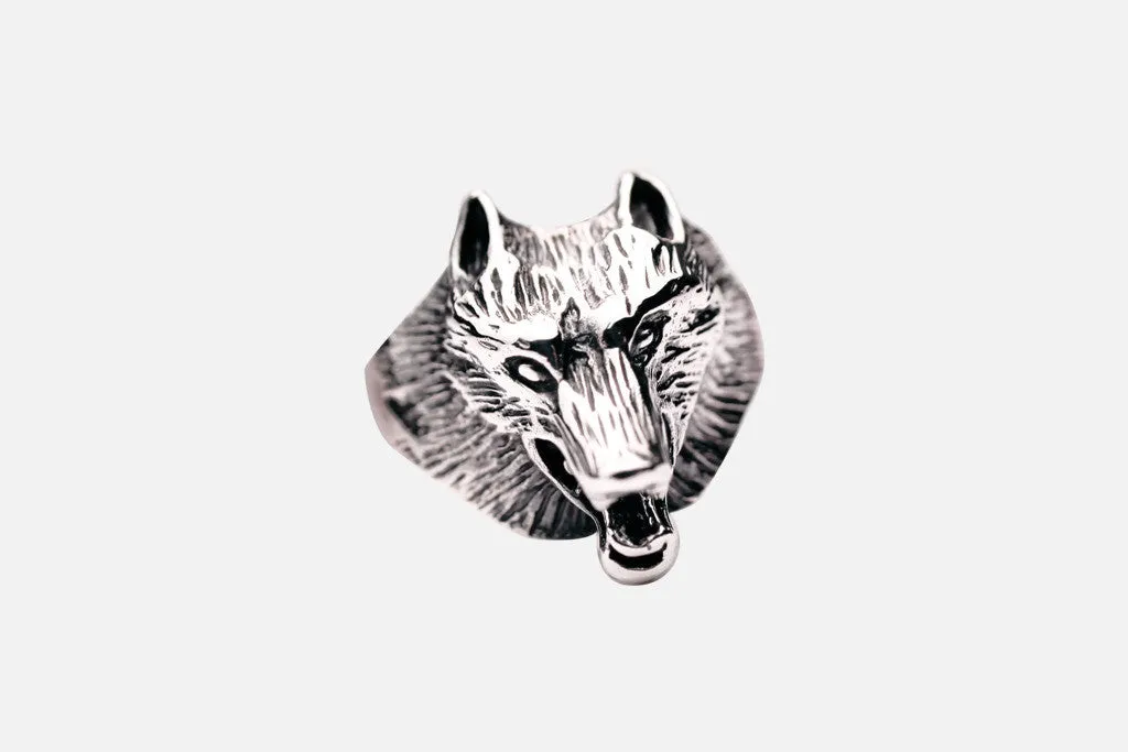 Sterling Silver Fox Ring