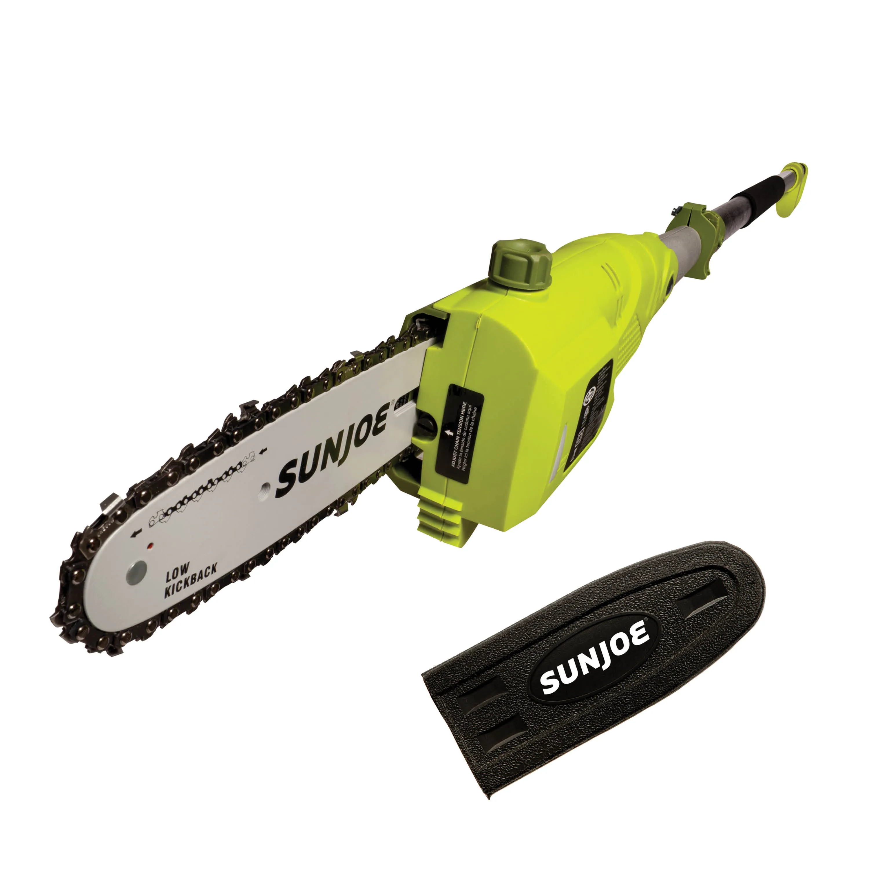 Sun Joe SWJ802E Electric Multi-Angle Pole Chain Saw | 8 inch | 6.5 Amp (Green)