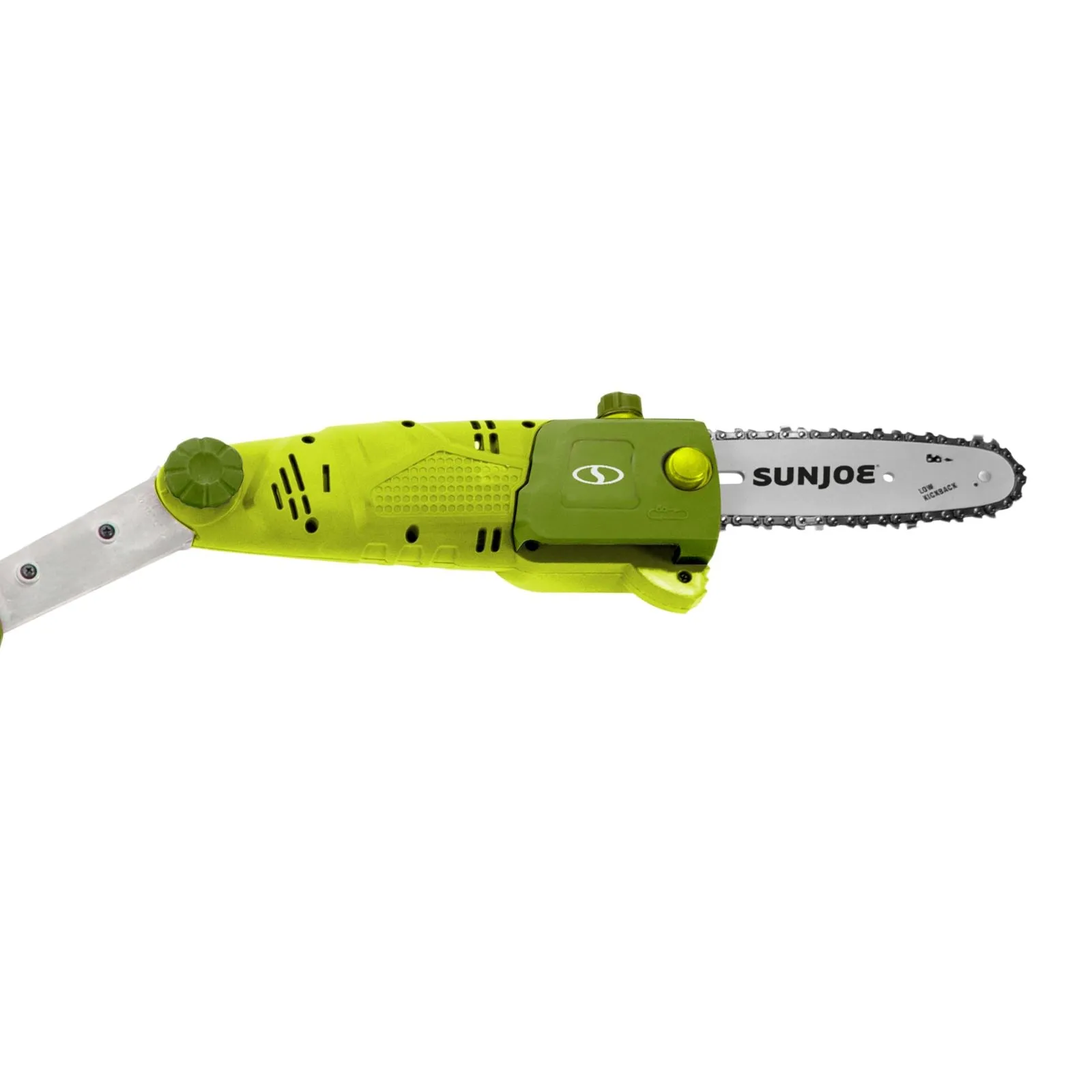 Sun Joe SWJ802E Electric Multi-Angle Pole Chain Saw | 8 inch | 6.5 Amp (Green)